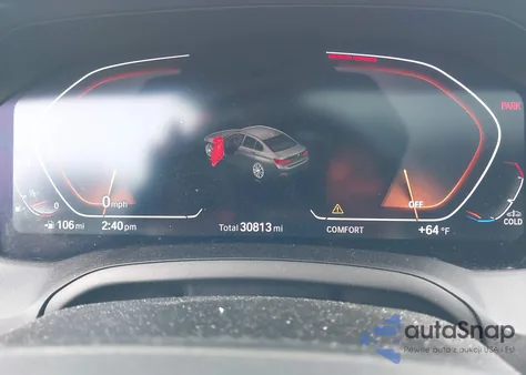 2021 BMW 330I xDrive из США, поврежденный, VIN 3MW5R7J00M8C19634